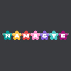 Kids - namaste letters line Design