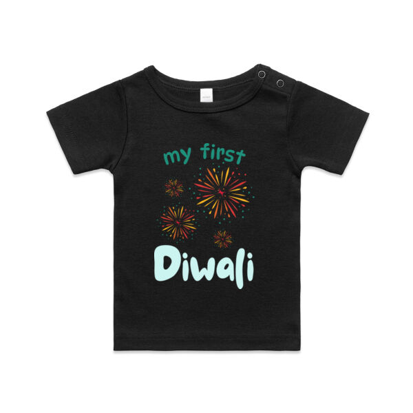 My first diwali infant tee - organic cotton Thumbnail