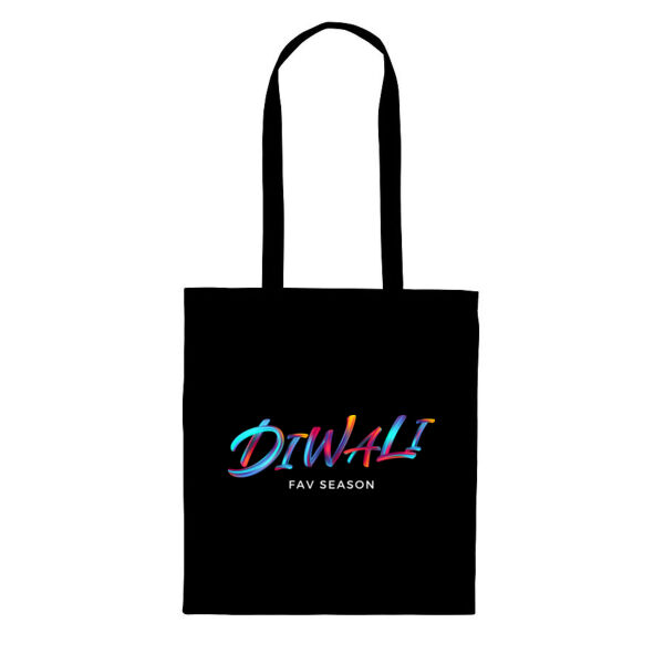 Diwali colours tote bag Thumbnail